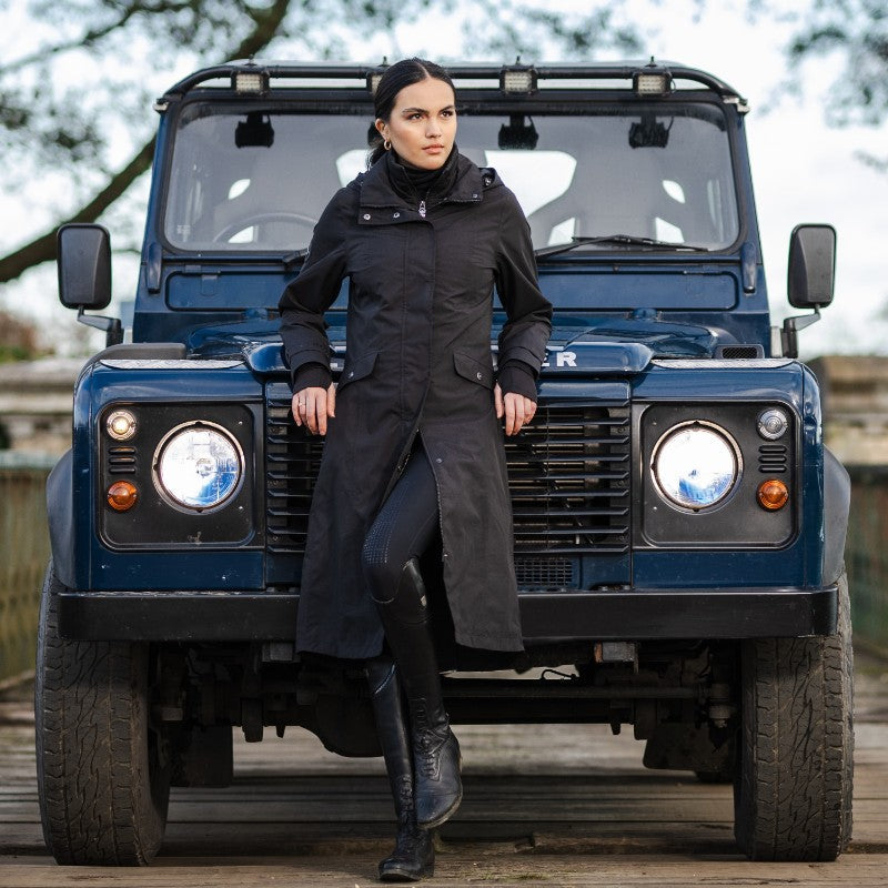 Lemieux - Manteau d’équitation femme léger et imperméable Amelie noir | - Ohlala
