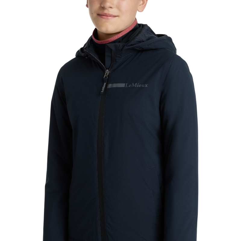 Lemieux - Manteau d’équitation imperméable enfant Young Rider Thea marine | - Ohlala