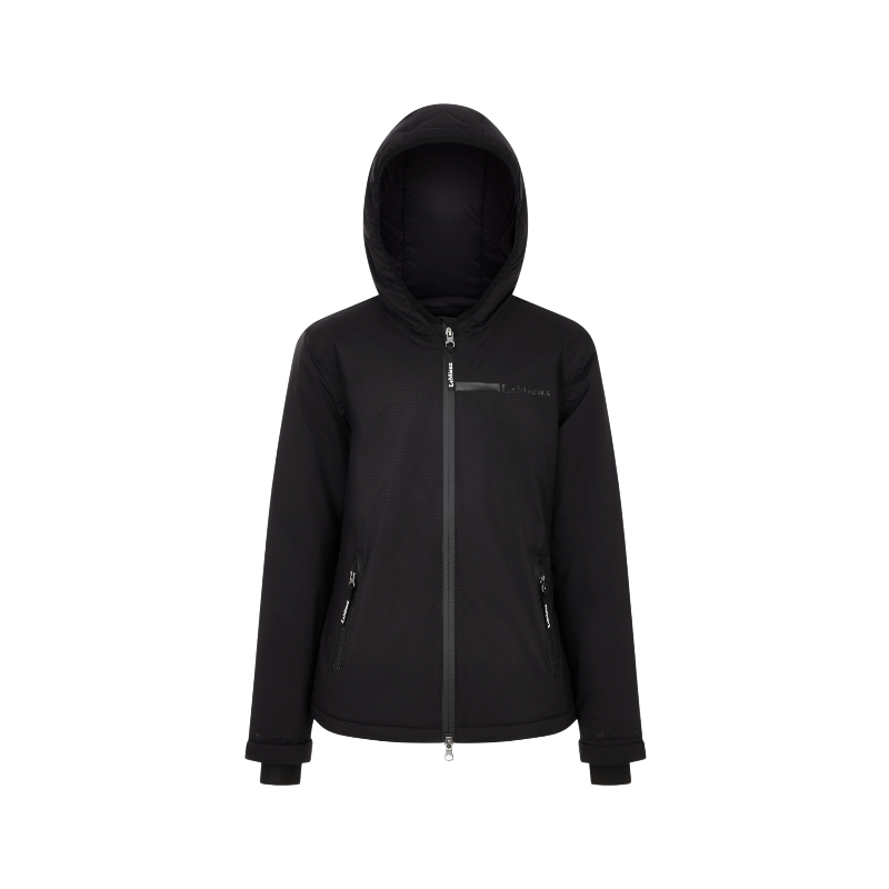 Lemieux - Manteau d’équitation imperméable enfant Young Rider Thea noir | - Ohlala
