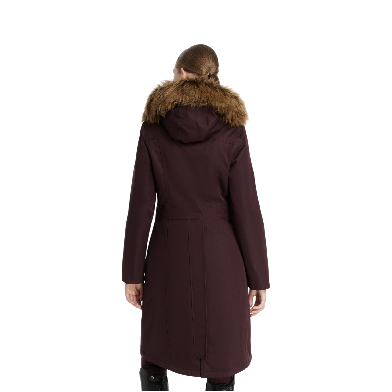 LeMieux - Manteau d’équitation imperméable long femme Anya damson | - Ohlala