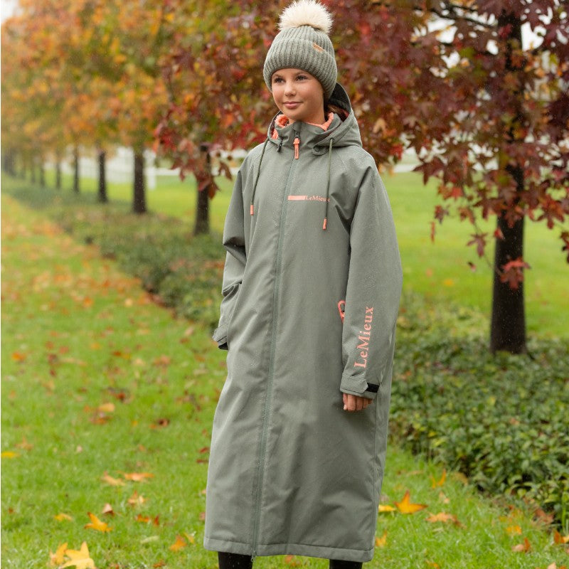 Lemieux - Manteau de pluie enfant HydroShield Junior Young Rider rosemary | - Ohlala
