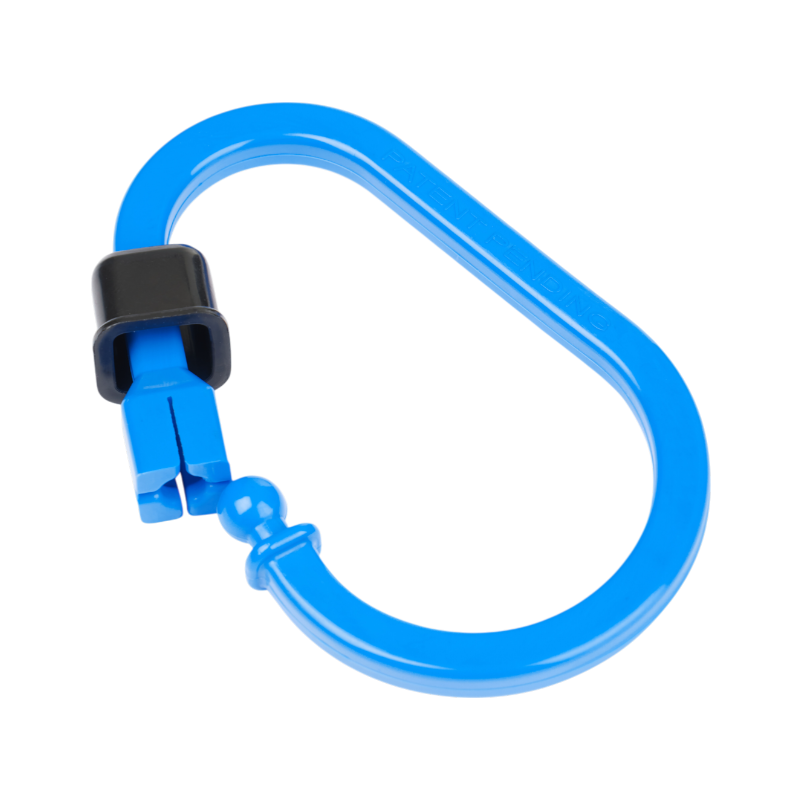 Lemieux - Mousqueton Poplock verrouillage de sécurité bleu | - Ohlala