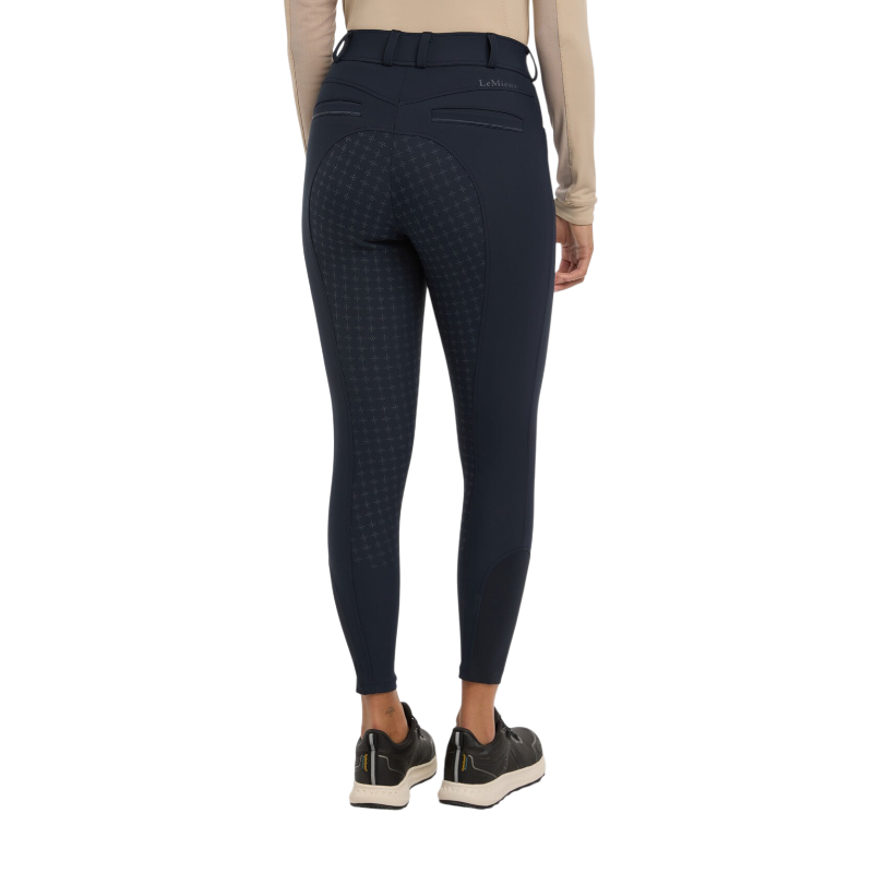 Lemieux - Pantalon d'équitation femme Isabelle Full Grip marine | - Ohlala
