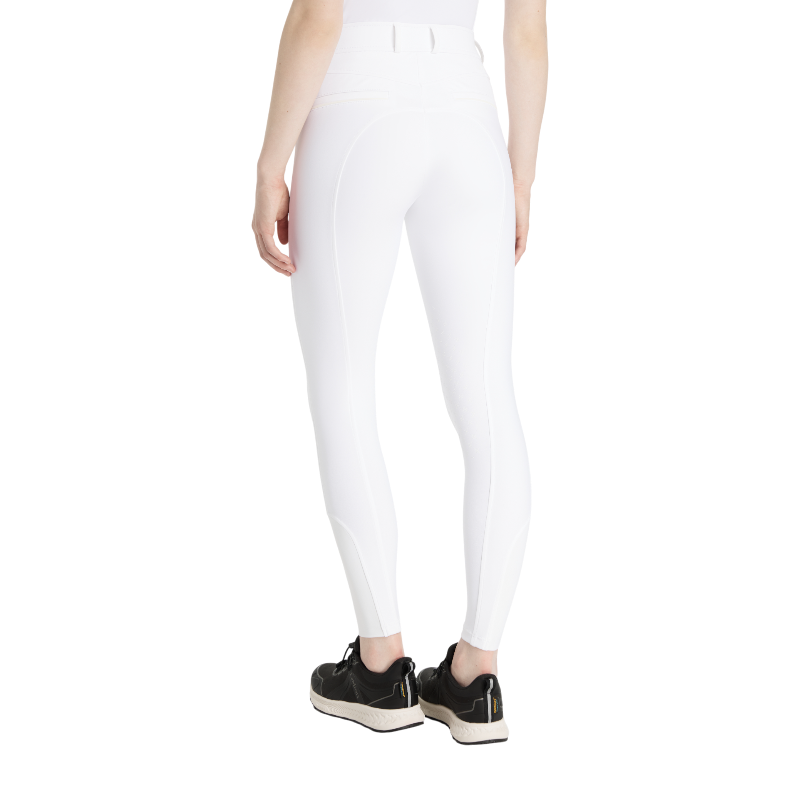 Lemieux - Pantalon d'équitation femme grip aux genoux Isabelle blanc | - Ohlala