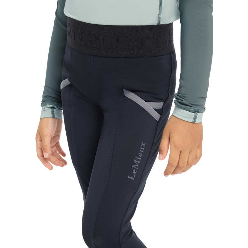 Lemieux - Pantalon d’équitation fille Mini marine | - Ohlala