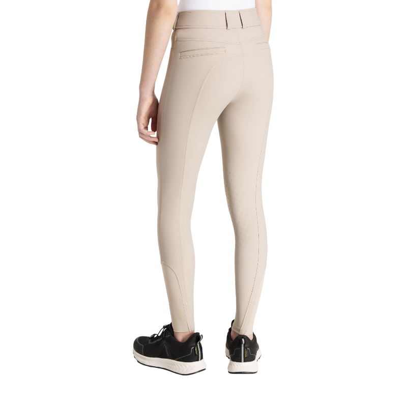 Lemieux - Pantalon d’équitation fille grip aux genoux Young Rider Izzy Almond | - Ohlala