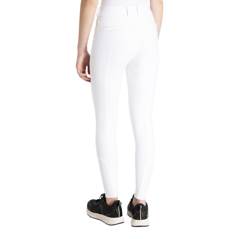 Lemieux - Pantalon d’équitation fille grip aux genoux Young Rider Izzy blanc | - Ohlala