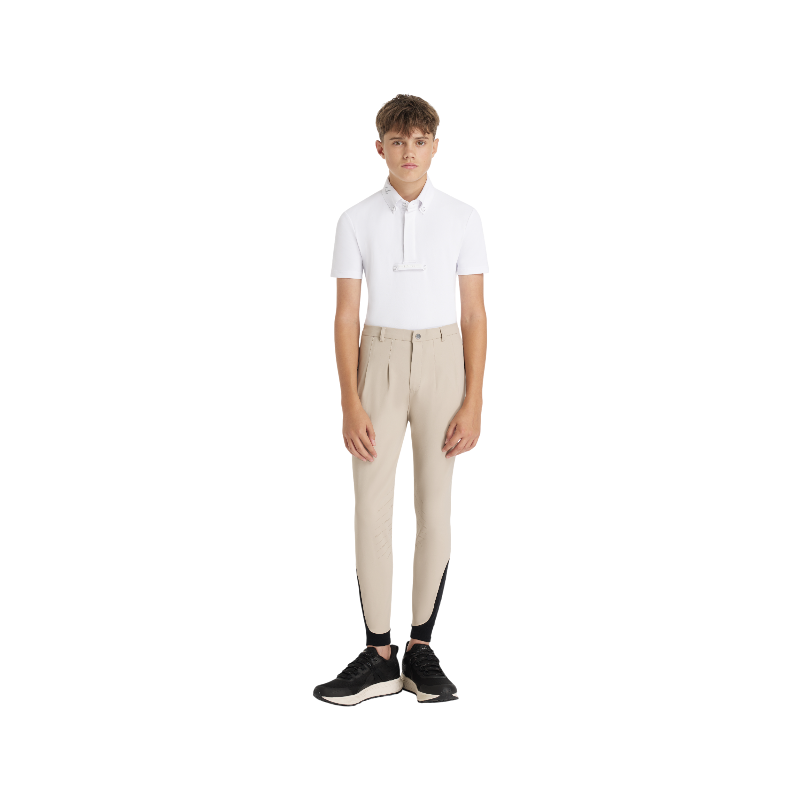 Lemieux - Pantalon d’équitation garçon Young Rider Boys Classique beige | - Ohlala