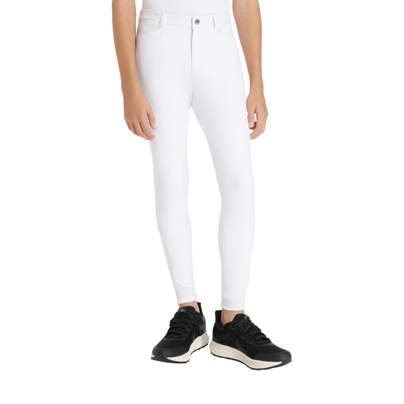 Lemieux - Pantalon d’équitation garçon Young Rider Boys Sport blanc | - Ohlala