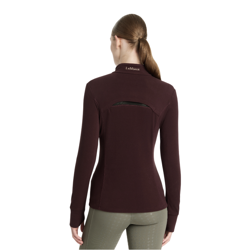 Lemieux - Polaire à col zippé femme Frances damson | - Ohlala