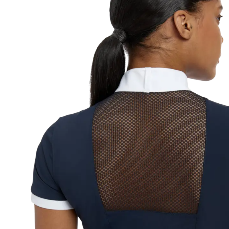 Lemieux - Polo de concours manches courtes femme Camille marine | - Ohlala