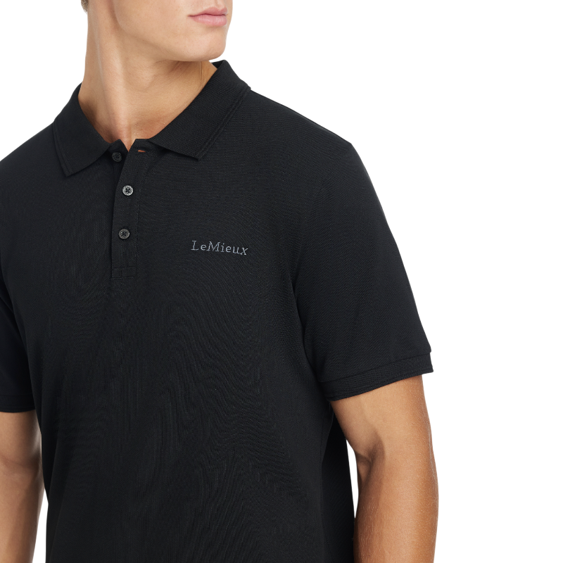 Lemieux - Polo homme Classique noir | - Ohlala