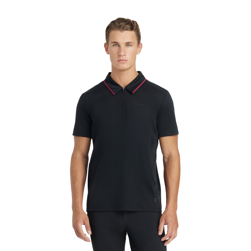 Lemieux - Polo homme Performance noir | - Ohlala