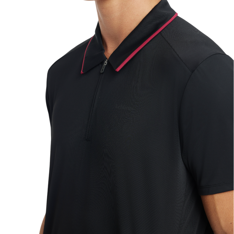 Lemieux - Polo homme Performance noir | - Ohlala