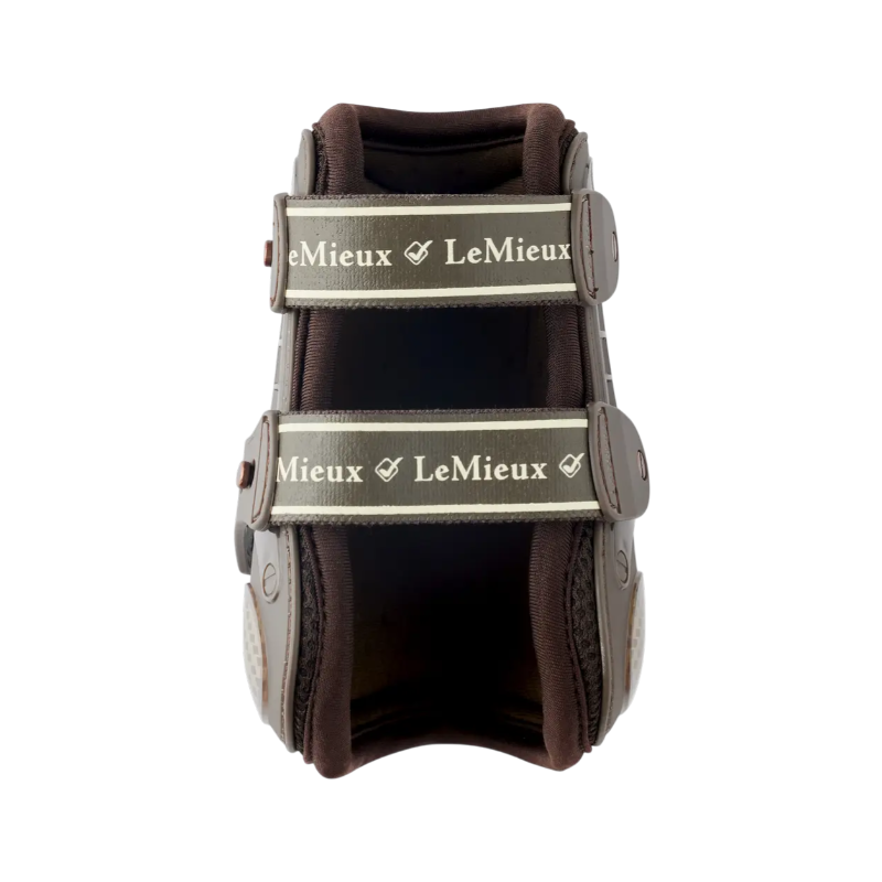 Lemieux - Protège-pâturons Exo-Flex marron/ or | - Ohlala