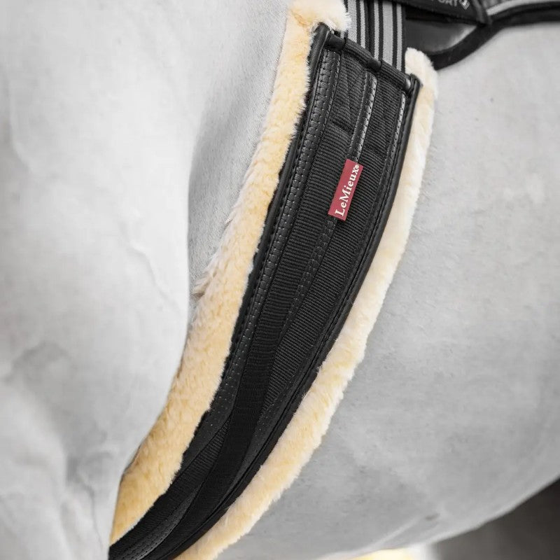 Lemieux - Sangle anatomique doublée polaire Fleece Lined noir/ naturel | - Ohlala