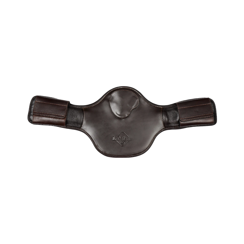 Lemieux - Sangle bavette courte Gel-Tek Anatomic marron | - Ohlala