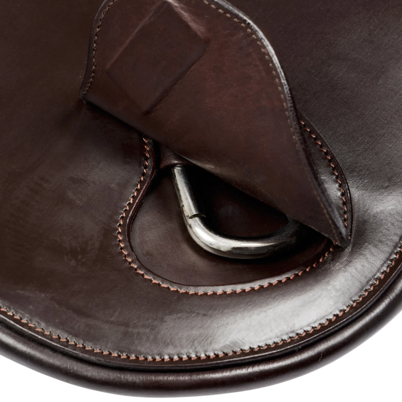 Lemieux - Sangle bavette courte Gel-Tek Anatomic marron | - Ohlala