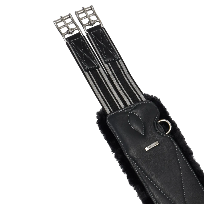 Lemieux - Sangle bavette doublure laine synthétique Arika noir | - Ohlala