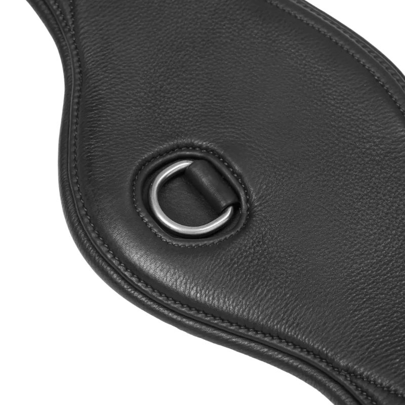 Lemieux - Sangle courte de dressage cuir Arika noir | - Ohlala