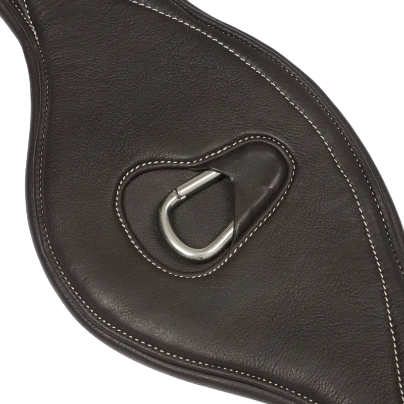 Lemieux - Sangle longue en cuir Arika marron | - Ohlala