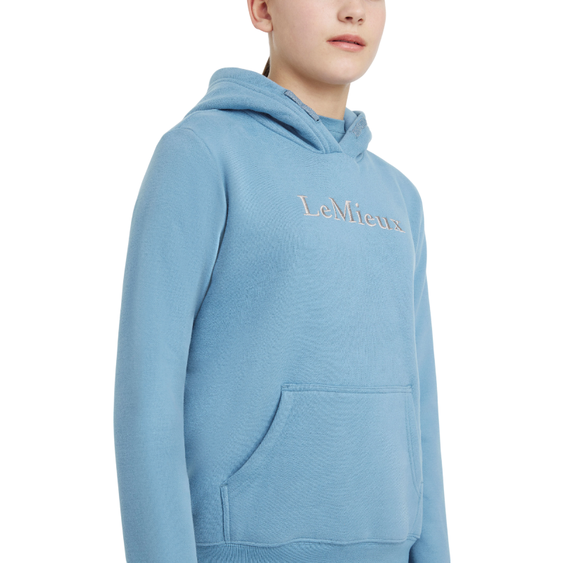 Lemieux - Sweat à capuche enfant Classique Junior Young Rider Ice blue | - Ohlala