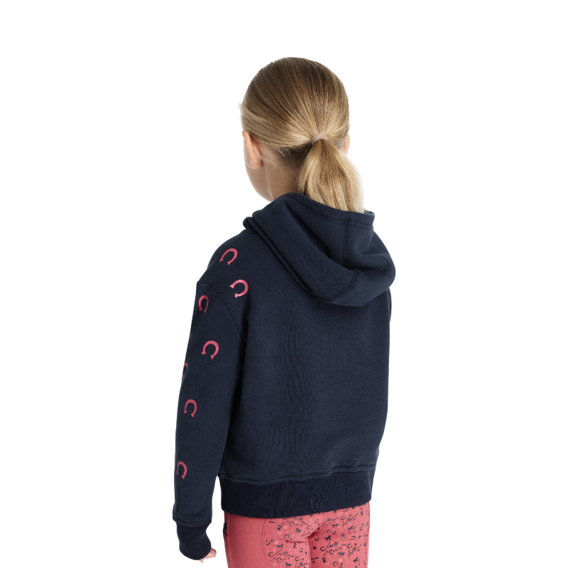 Lemieux - Sweat à capuche enfant Mini Romi marine | - Ohlala