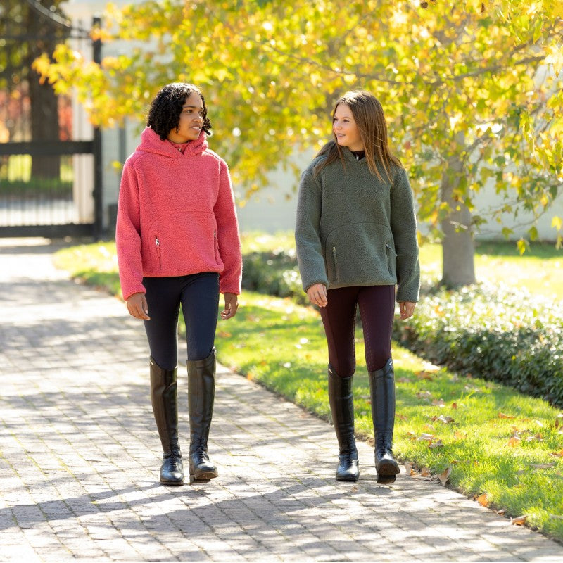 Lemieux - Sweat à capuche enfant Young Rider Avalon cranberry | - Ohlala