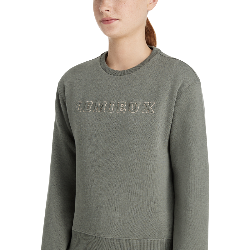 Lemieux - Sweat à col rond enfant Young Rider Carmen rosemary | - Ohlala