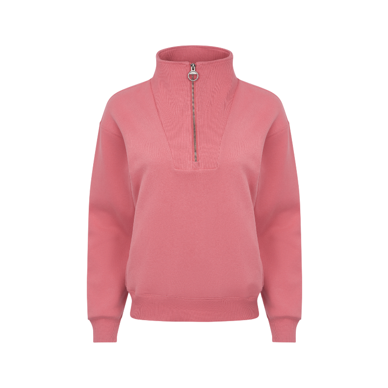 LeMieux - Sweat col zippé femme Keira cranberry | - Ohlala