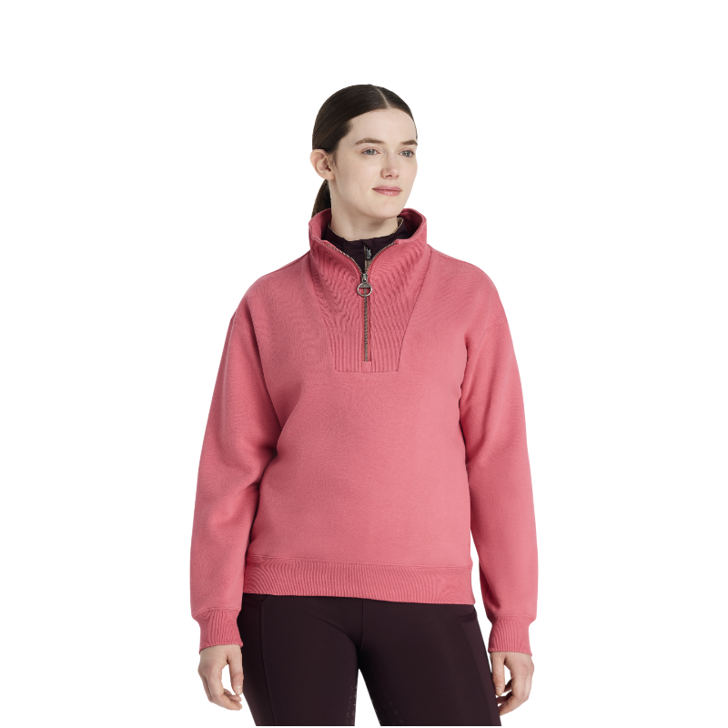 LeMieux - Sweat col zippé femme Keira cranberry | - Ohlala