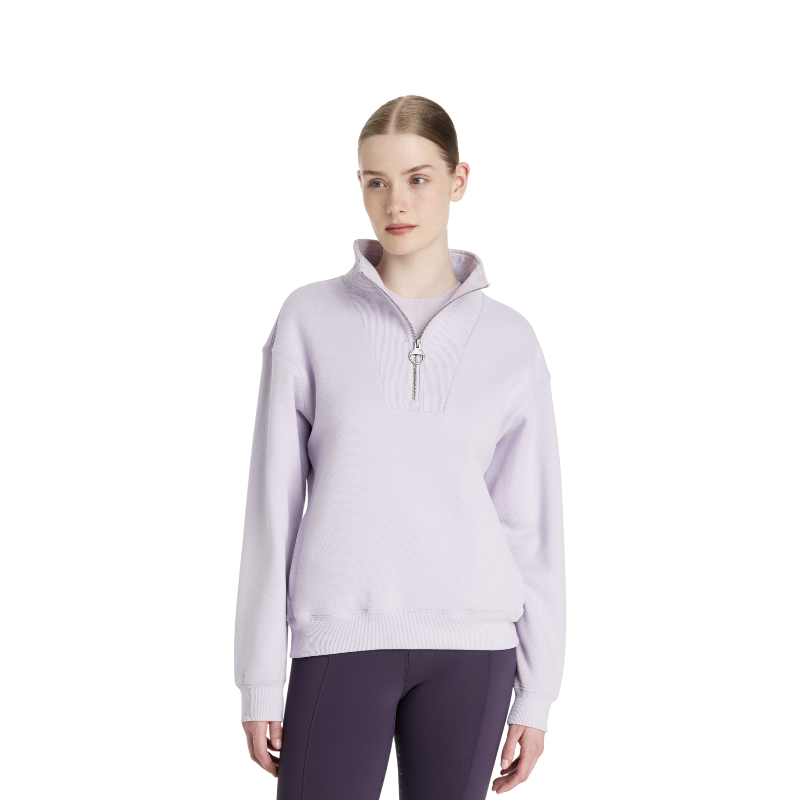 LeMieux - Sweat col zippé femme Keira lilac | - Ohlala