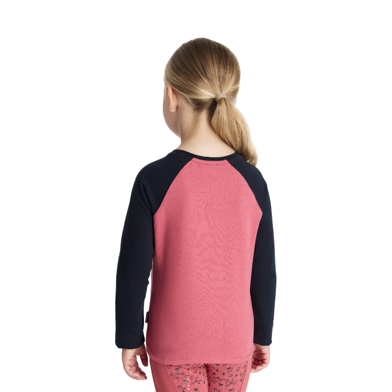 Lemieux - T-shirt manches longues enfant Chancer Mini Jamie cranberry | - Ohlala