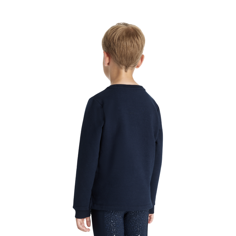 Lemieux - T-shirt manches longues enfant Mini Poppy marine | - Ohlala