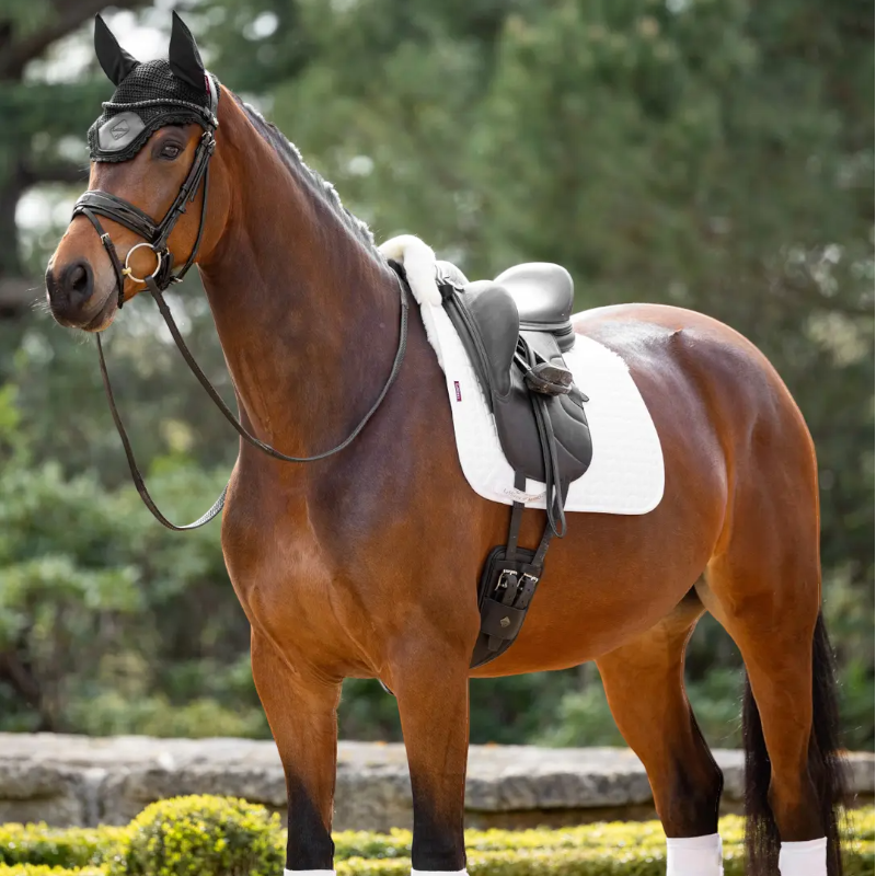 Lemieux - Tapis de dressage Merino + blanc/ naturel | - Ohlala