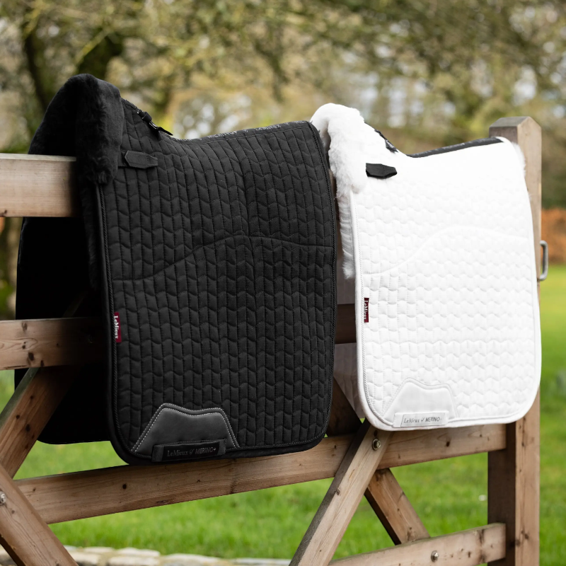 Lemieux - Tapis de dressage Merino + noir | - Ohlala