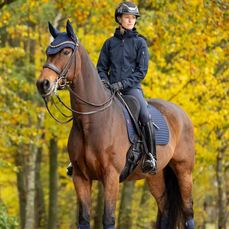 Lemieux - Tapis de dressage Square Soft Shell Anti Glisse EuroJump marine | - Ohlala