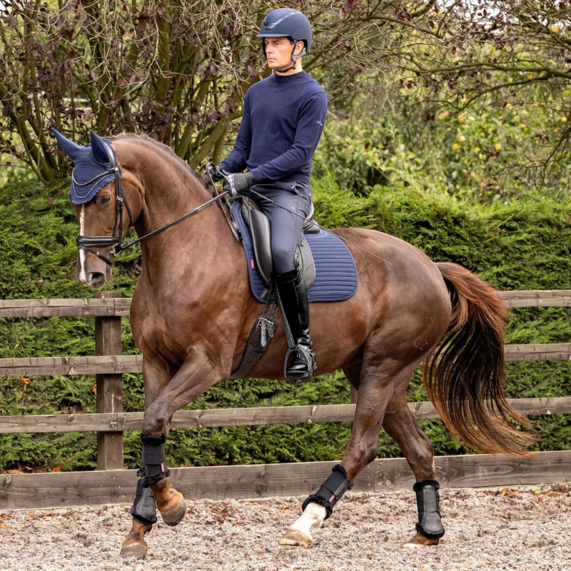 Lemieux - Tapis de dressage Square Soft Shell Anti Glisse EuroJump marine | - Ohlala