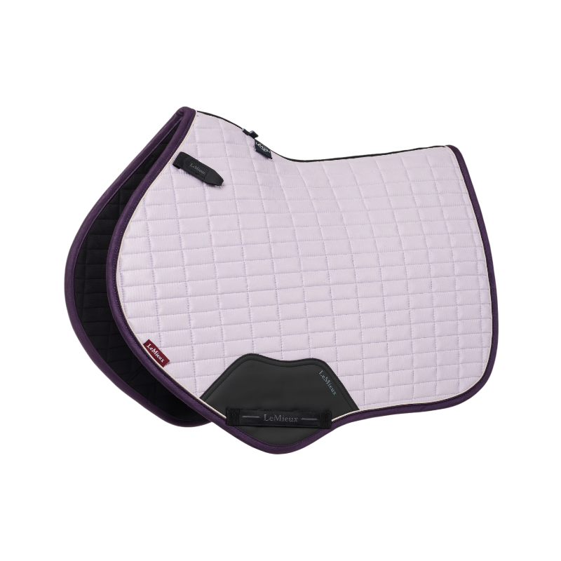 LeMieux - Tapis de selle Square en suédine lilac | - Ohlala