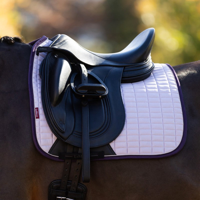 LeMieux - Tapis de dressage Square en suédine lilac | - Ohlala