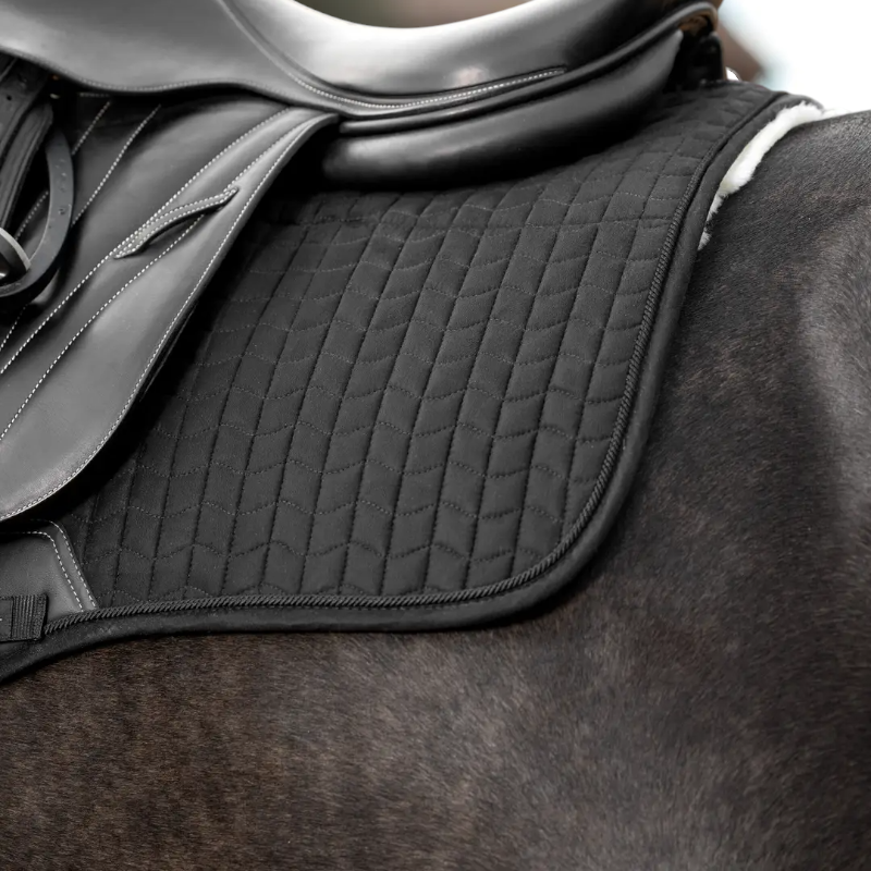 Lemieux - Tapis de selle EuroJump Merino + noir/ naturel | - Ohlala