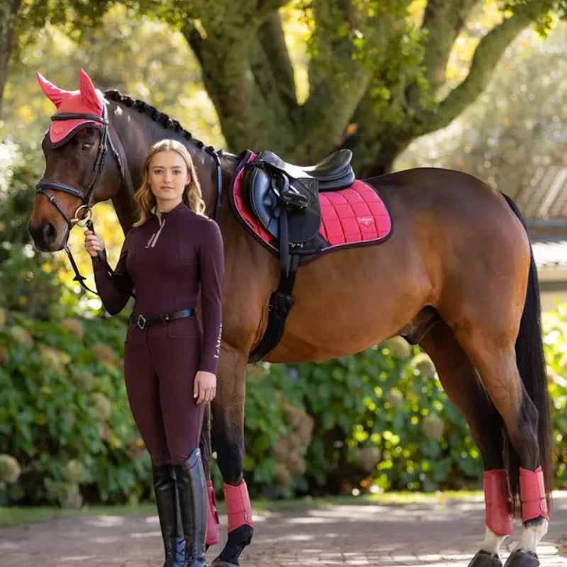 LeMieux - Tapis de selle Square Loire Classic cranberry | - Ohlala