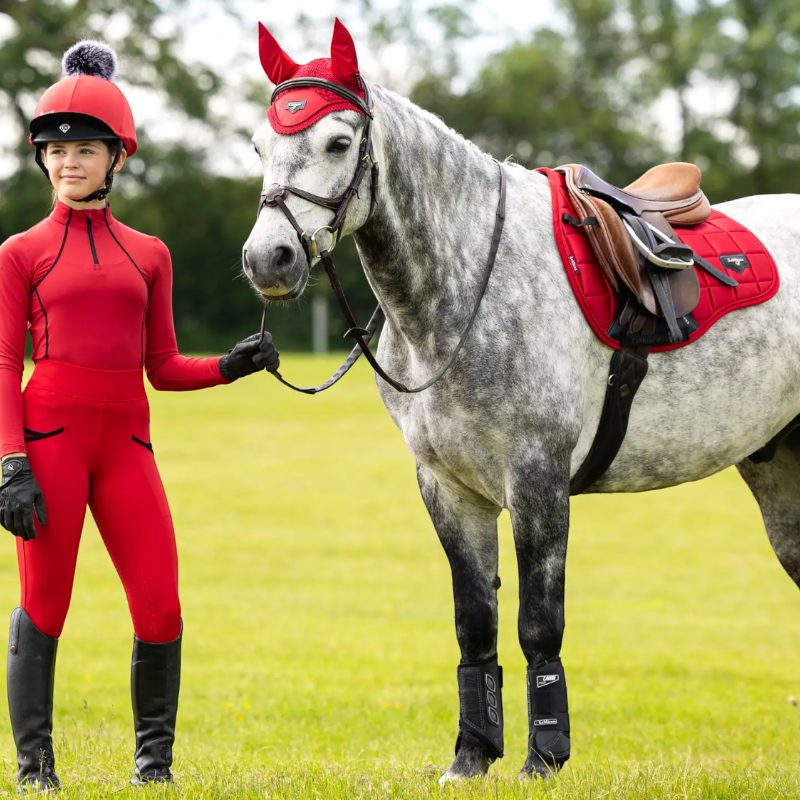 Lemieux - Tapis de selle Square Mixte Loire chili | - Ohlala