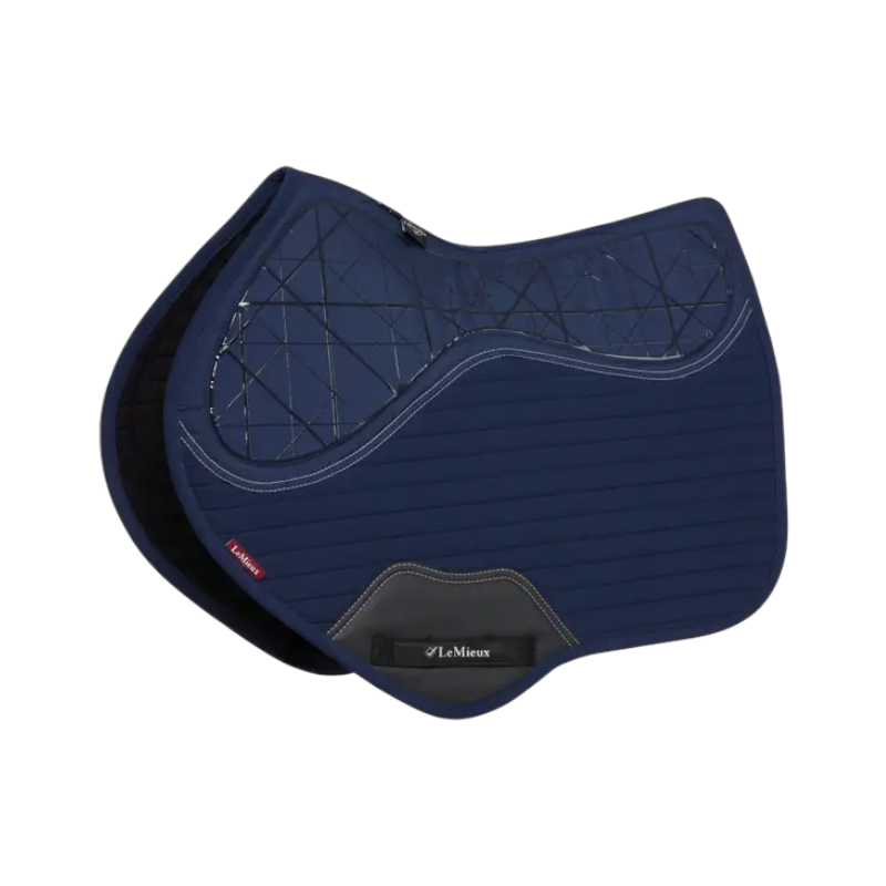 Lemieux - Tapis de selle Square Soft Shell anti glisse marine | - Ohlala