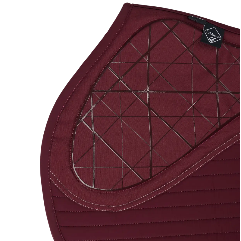 Lemieux - Tapis de selle Square Soft Shell Anti Glisse EuroJump bordeaux | - Ohlala
