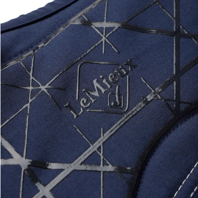 Lemieux - Tapis de selle Square Soft Shell anti glisse marine | - Ohlala