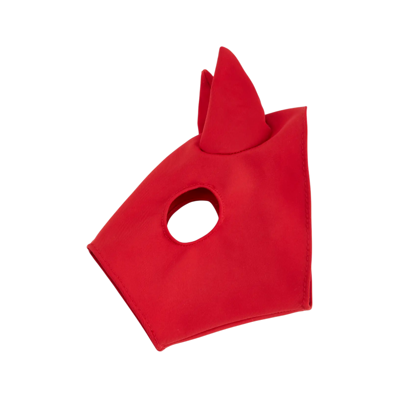 Lemieux - Tapis et cagoule de course pour Toy Pony marine et rouge | - Ohlala