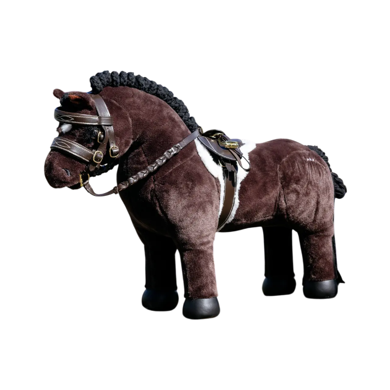 Lemieux - Tapis et sangle pour Toy Pony Hunter marron | - Ohlala