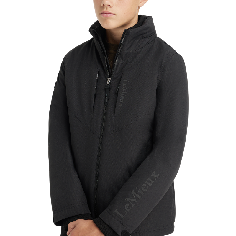 Lemieux - Veste d’équitation imperméable garçon Team Young Rider noir | - Ohlala
