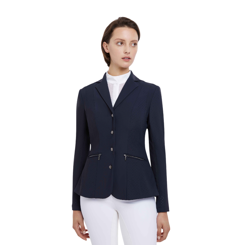 Lemieux - Veste de concours femme Jessica Mesh marine | - Ohlala